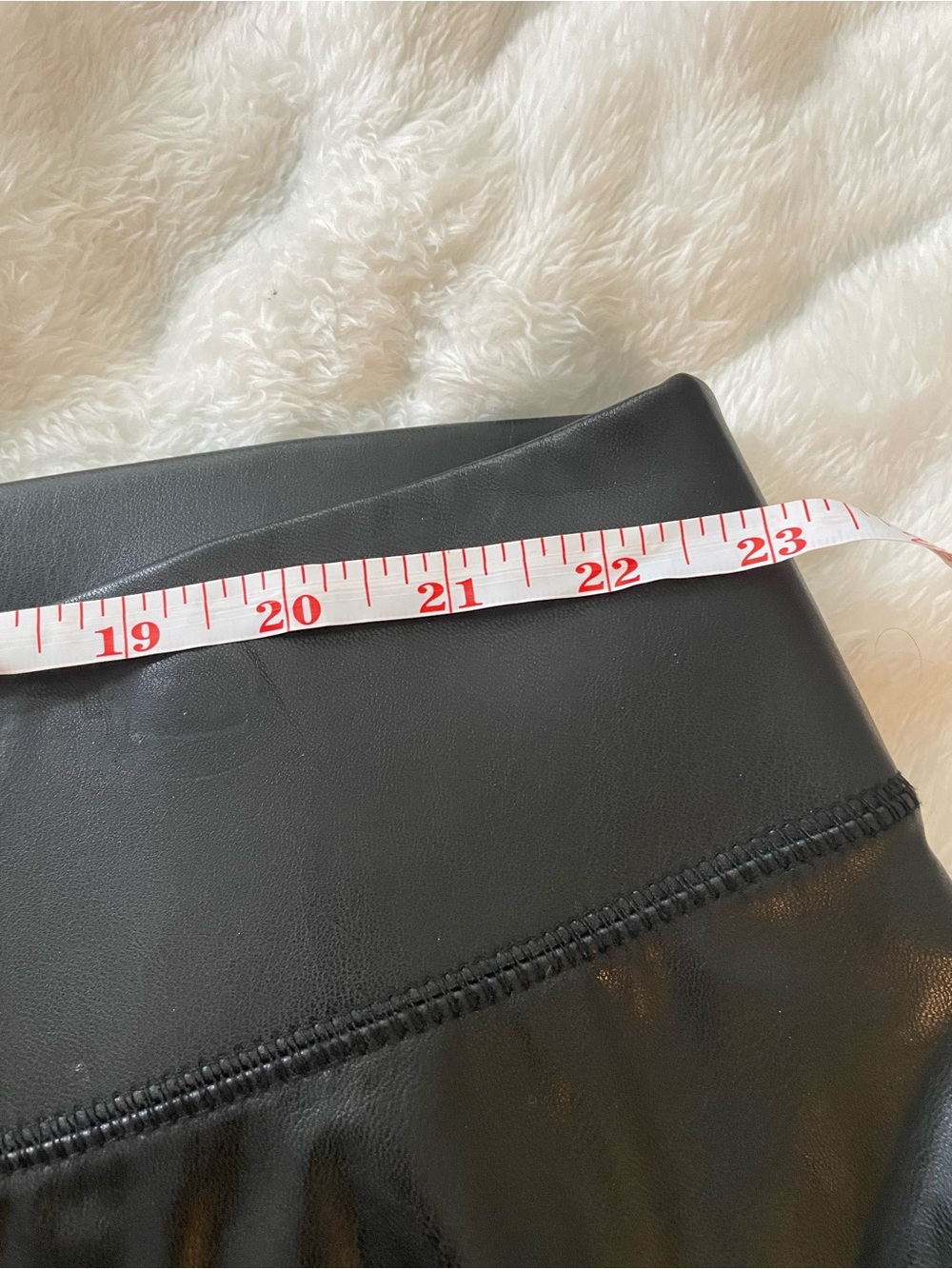 NWT INC International Concepts Faux Leather High-Waist Leggings - 26W - Picture 7 of 8